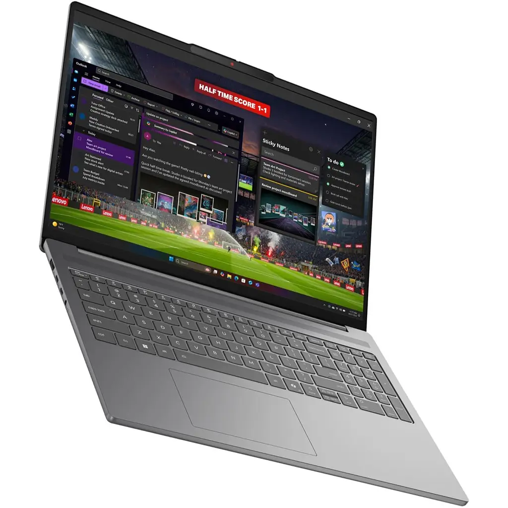 Ноутбук Lenovo IdeaPad Slim 5 16AHP11 (16 WUXGA IPS 60 Hz, Ryzen 7 260, 16 GB, 512 SSD, Radeon 780M, DOS) Luna Grey (83S4000WRA) - фото 2