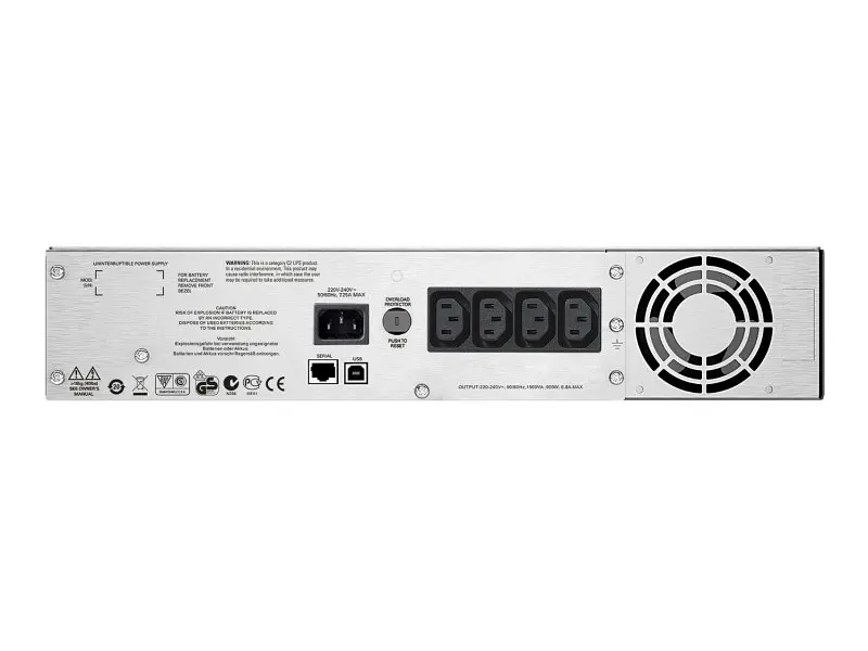 Лінійно-інтерактивний ДБЖ APC Smart-UPS C 1000VA 2U (SMC1000I-2U) - фото 3