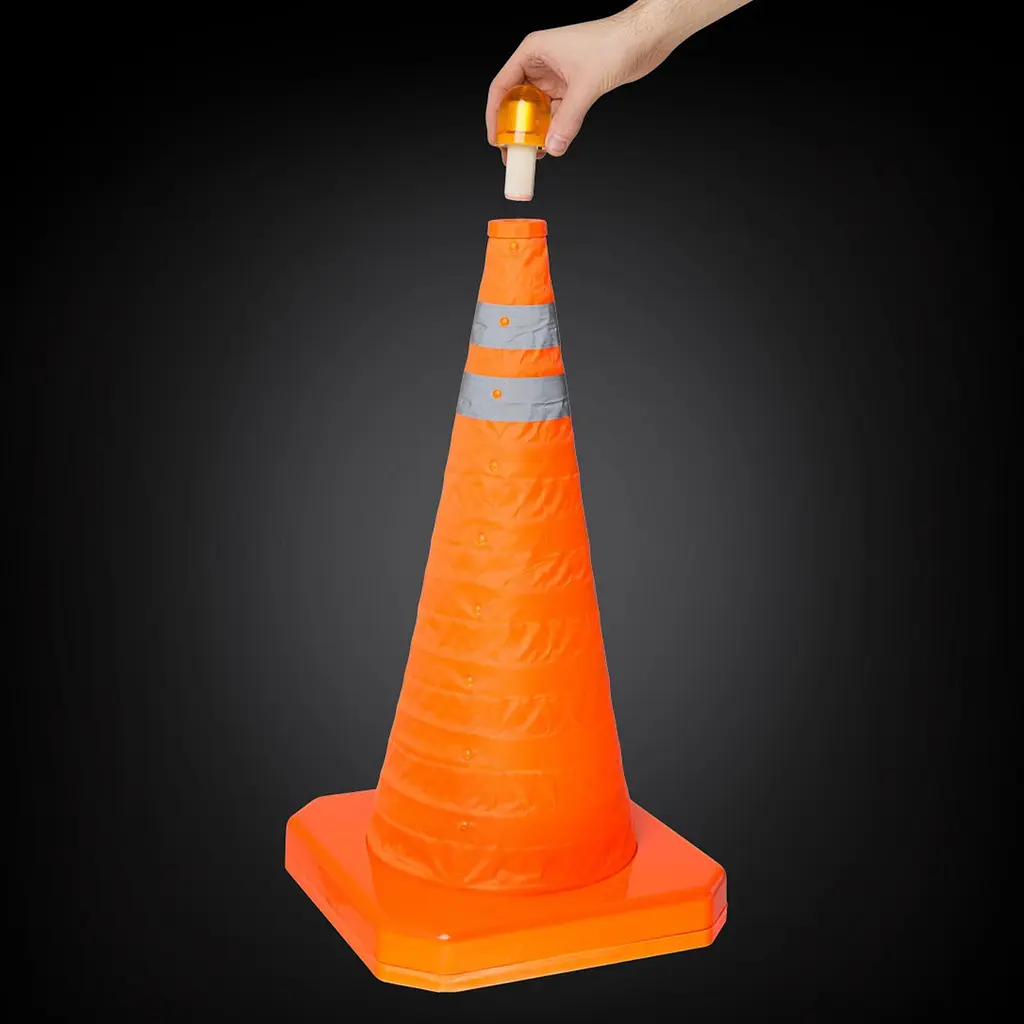 Ліхтар-конус дорожній Mactronic Traffic Cone Orange L-NJ01-ROHS складний IPX6 Помаранчевий - фото 4