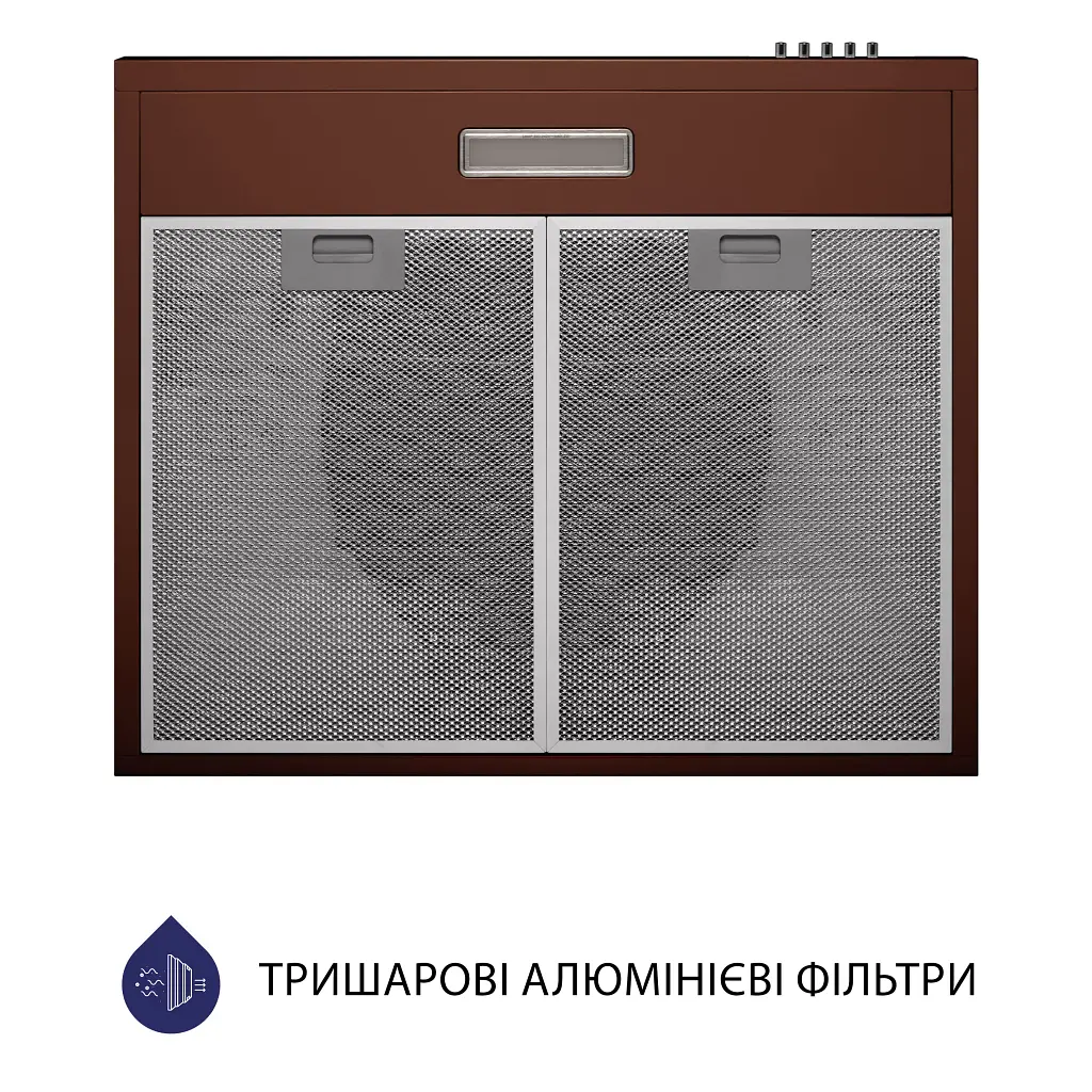 Вытяжка плоская Minola HPL 613 BR - фото 5