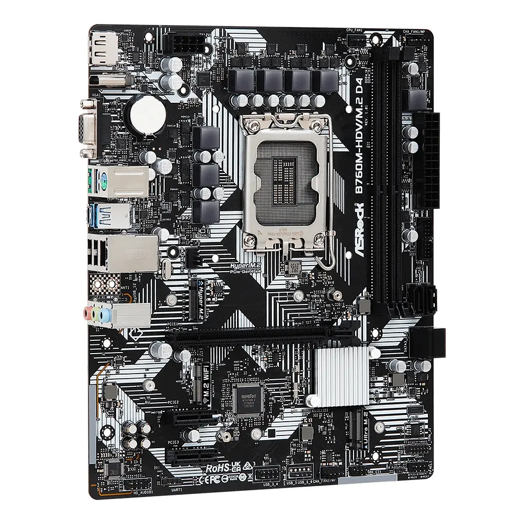 Материнська плата ASRock B760M-HDV/M.2 D4 - фото 2