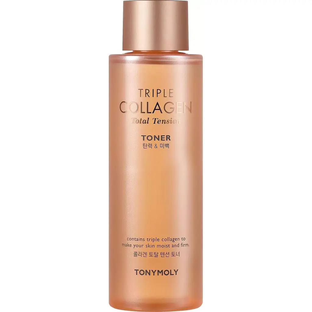Тонер для обличчя Tony Moly Triple Collagen Total Tension Toner, живильний з колагеном, 200 мл - фото 2