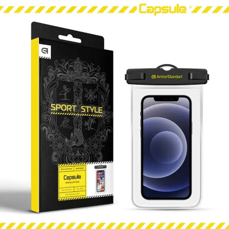 Чохол до мобільного телефона Armorstandart Capsule Waterproof Case Black (ARM59233) - фото 7