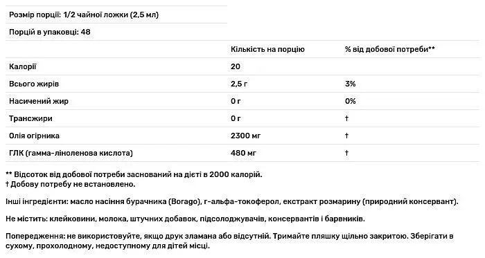 Масло огурчика Nordic Naturals Nordic GLA 119 мл - фото 4