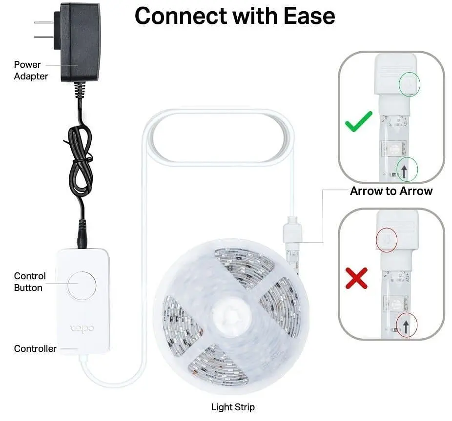 Стрічка світлодіодна розумна TP-LINK TAPO L920-5 - фото 3