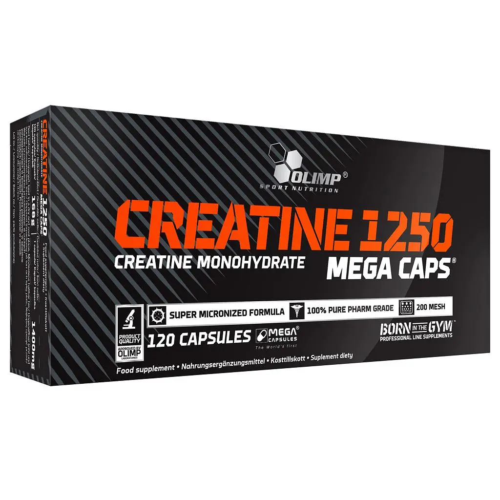 Креатин Creatine 1250 Mega Caps, 120 капсул Olimp fit0016316 - фото 2
