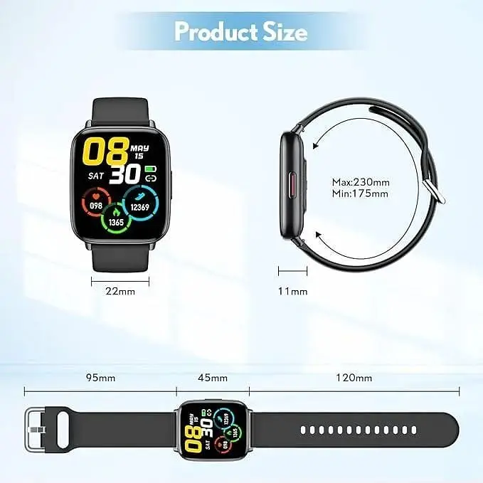 Фітнес смарт-годинник Halothx Smartwatch IP68 Водонепроникні - фото 7