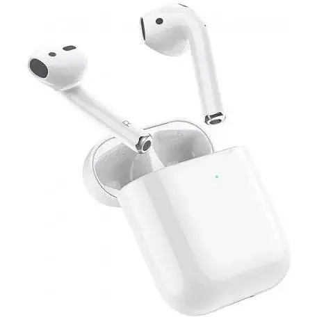 Наушники беспроводные Hoco EW02 Plus True wireless Bluetooth белые 6931474753878 - фото 3