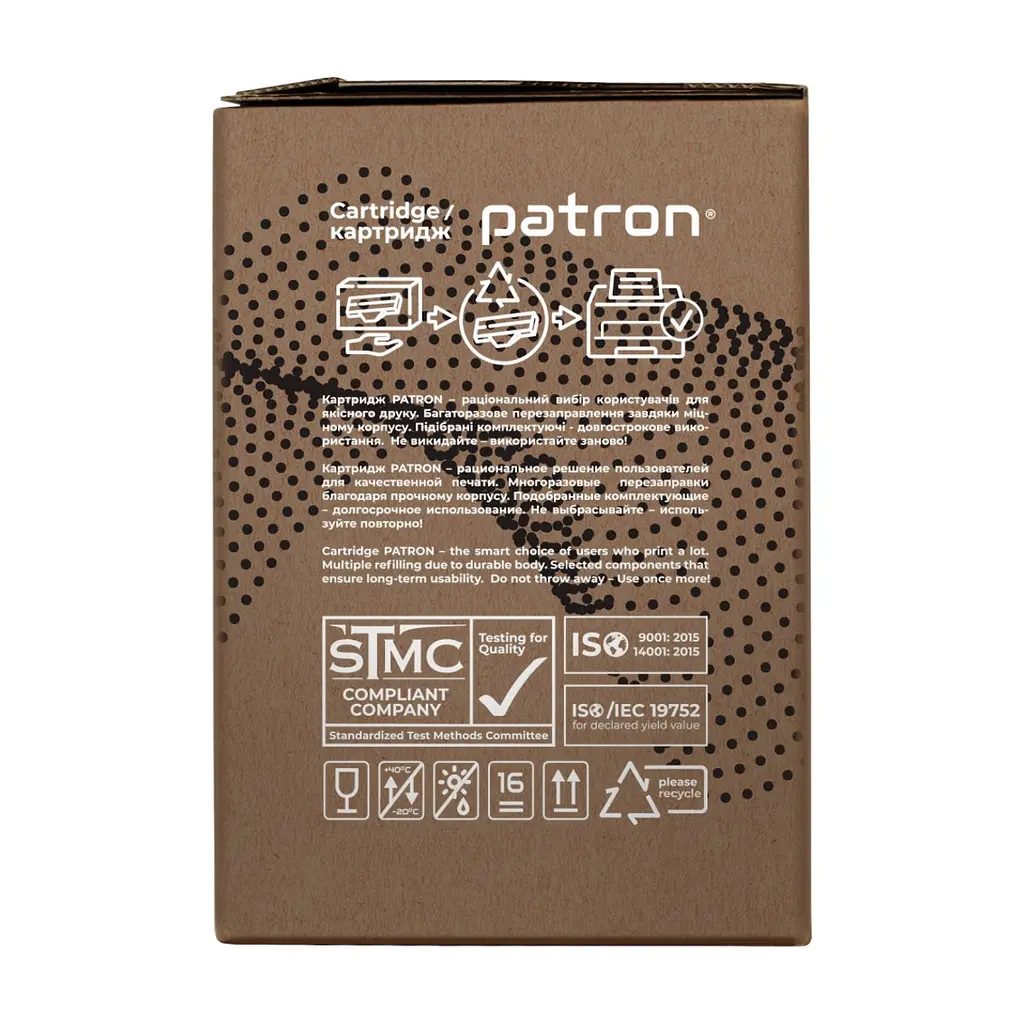 Картридж Patron HP LJ CE505A/CANON 719 GREEN Label (DUAL PACK) (PN-05A/719DGL) - фото 4