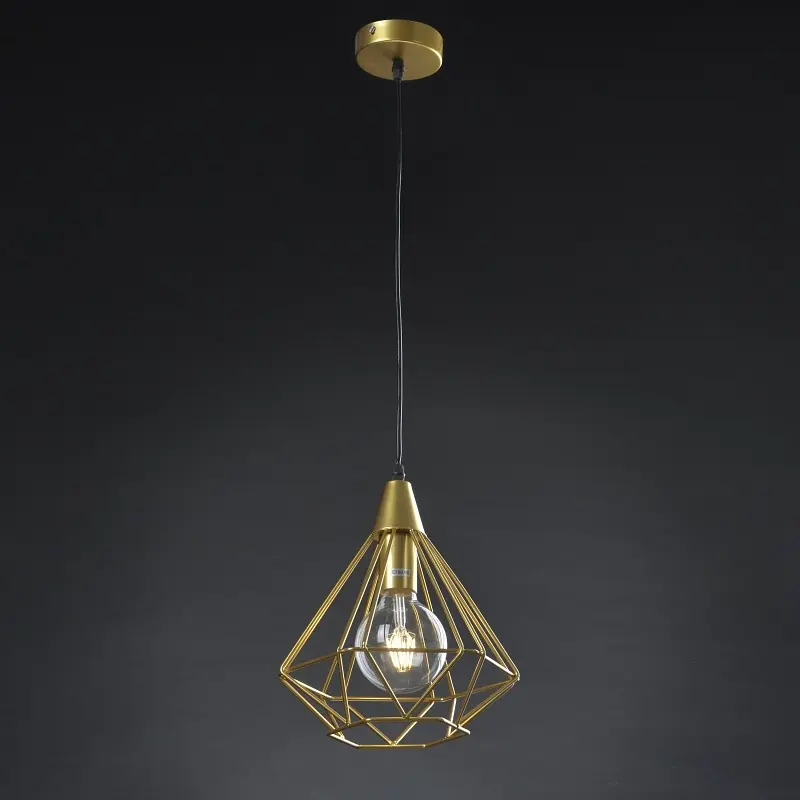 Люстра Brille подвесная лофт в спальню E27 60W G (BL-393S/1) - фото 11