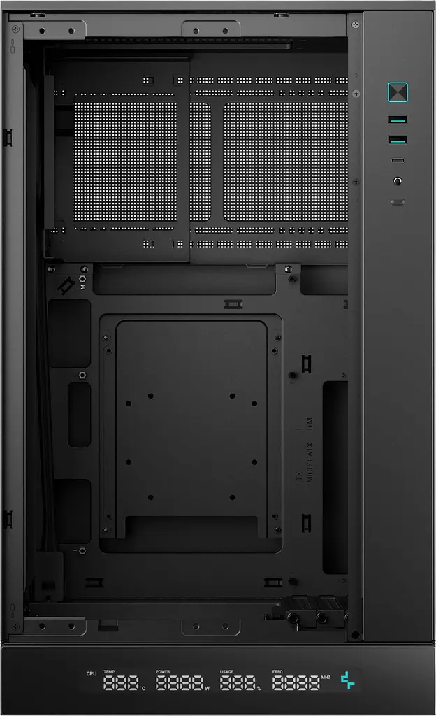 Корпус DeepCool CH270 Digital Black (R-CH270-BKNDM0-G-1) - фото 4