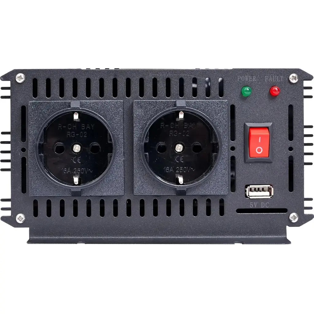 Автомобильный инвертор Pulsepad MSW-3000 12V 3000W Modified Sine Wave [111699] - фото 3