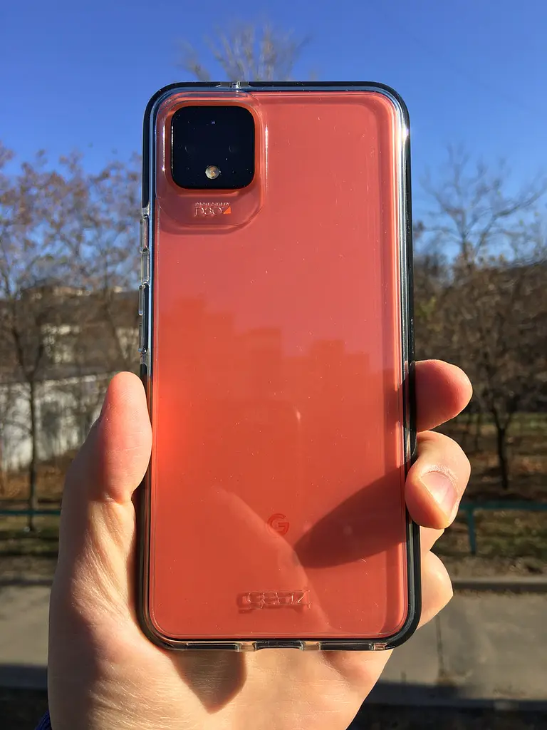 Протиударний прозорий чохол GEAR4 Piccadilly D3O з антимікробним покриттям для Google Pixel 4 XL (6.3") Black + Transparent - фото 2