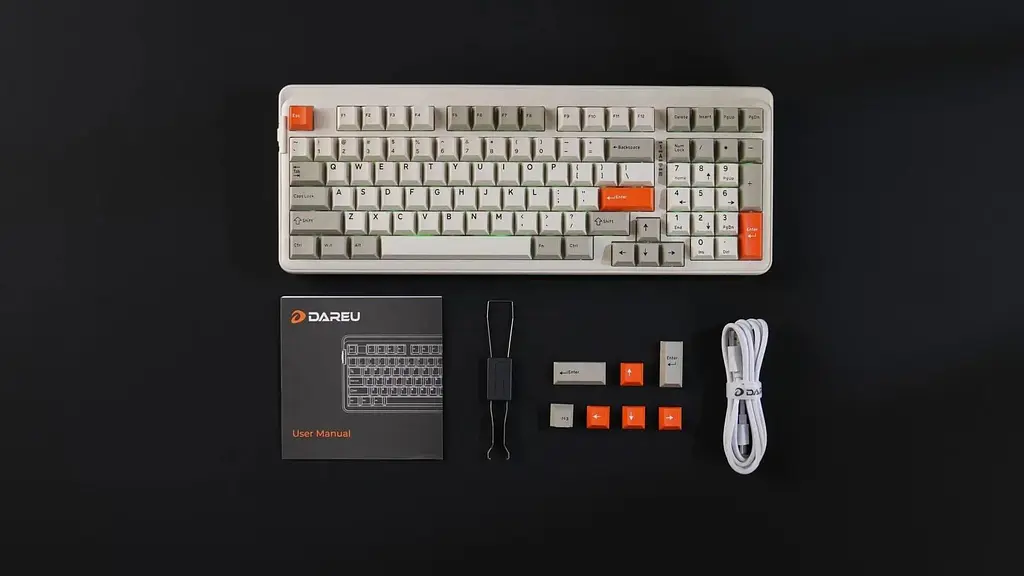 Клавіатура DAREU EK98 Pro (UA) White Gray (KB-EK98P-WT) - фото 8