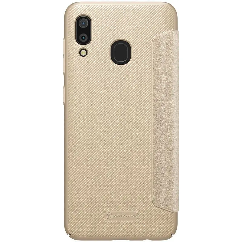 Чохол-книжка Nillkin Sparkle Leather Case Samsung Galaxy A30 Gold - фото 2