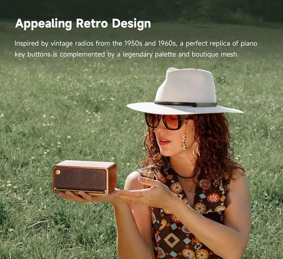 Портативная колонка Bluetooth Edifier EMP-230 Retro Brown - фото 6