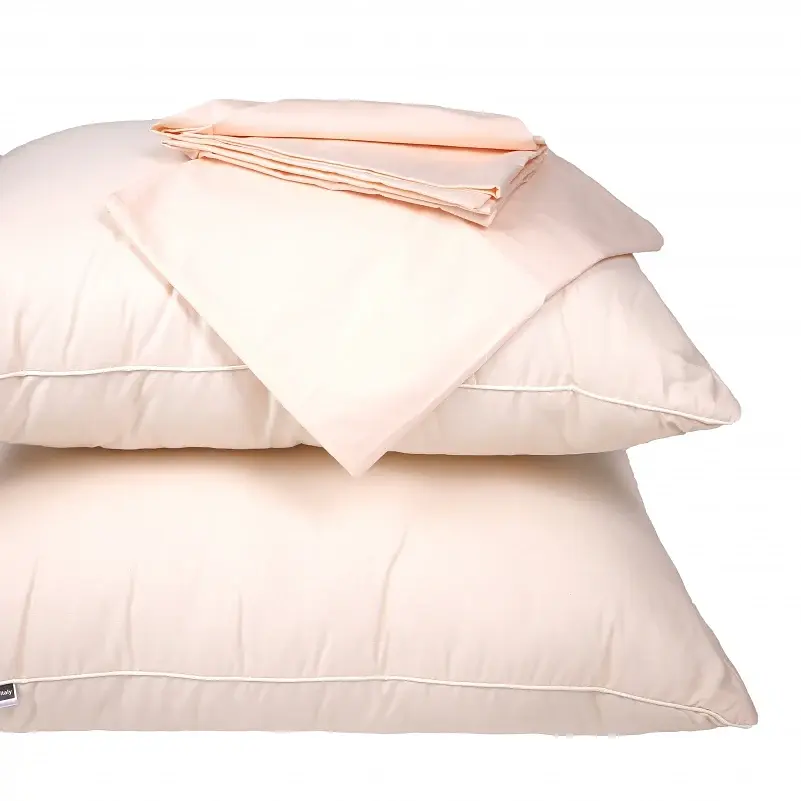 Літній постільний комплект MirSon Line Satin Light Pro Creamy з евкаліптовим волокном Полуторний (2200010981582) - фото 9