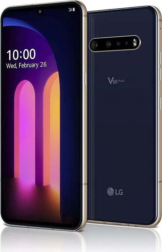 Смартфон LG V60 ThinQ 5G 8/128GB Blue LM-600EA 2 Sim Без NFC - фото 4