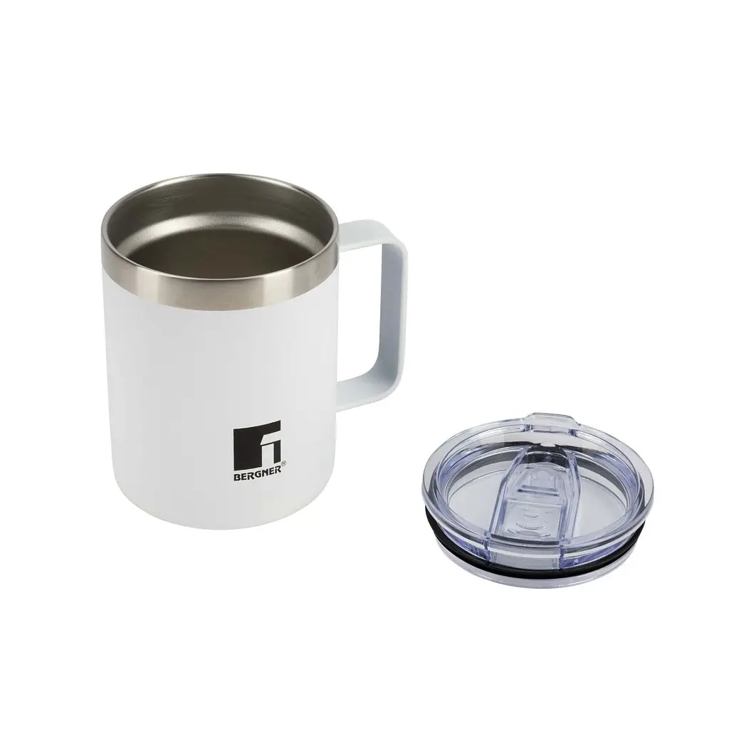 Термокружка Bergner Coffee & tea lovers 350 мл (BG-37788-WH) - фото 2