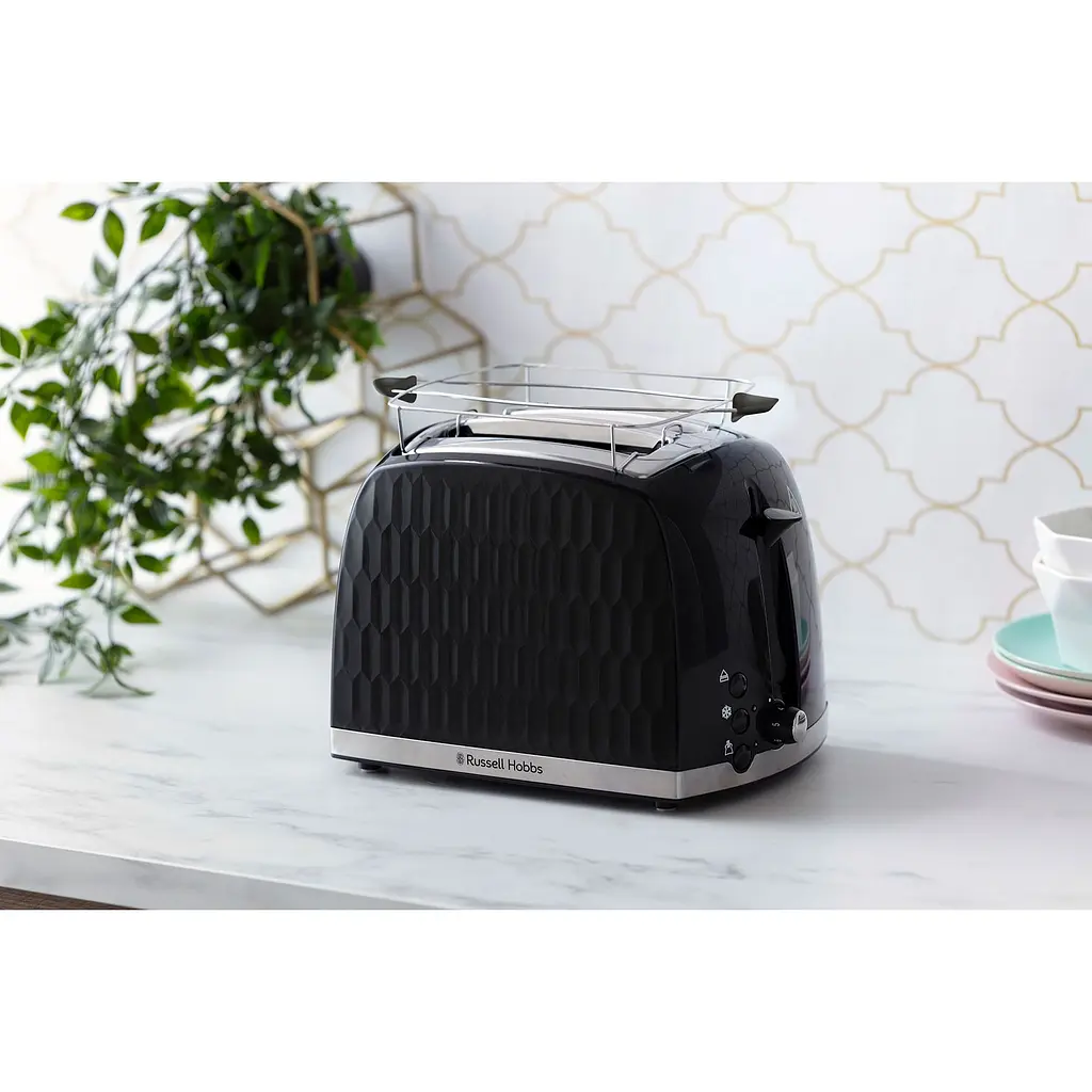 Тостер Russell Hobbs Honeycomb 850 Вт чорний (26061-56) - фото 7