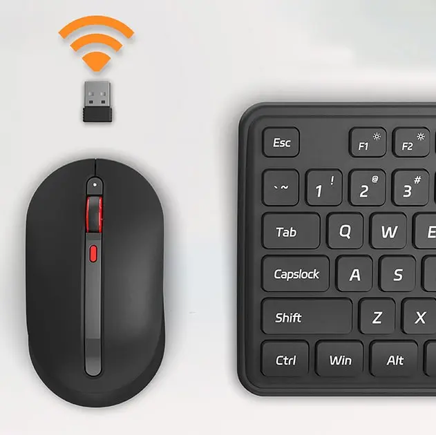 Беспроводная клавиатура и мышь MiiiW POP Combo Gen 3 (MW24PB03) черные - фото 4
