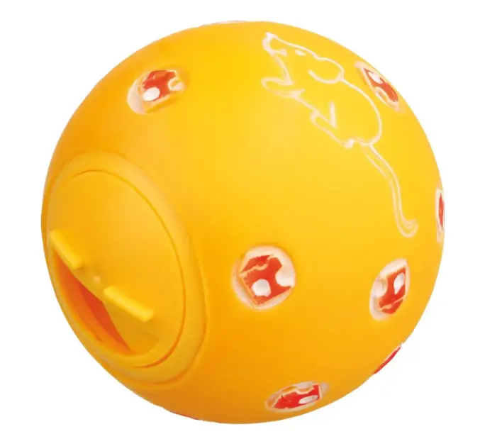 Игрушка-кормушка для кошек Trixie Мяч для лакомств 7 см в ассортименте (4137) - фото 3