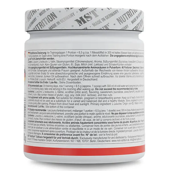BCAA Zero 300 грам Вишня MST Nutrition vit0006721 - фото 3
