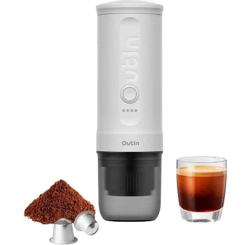 Кавоварка кемпінгова Outin Nano Espresso Machine OTEM-01 Pearl White (OTEM-01-PW) - фото 4