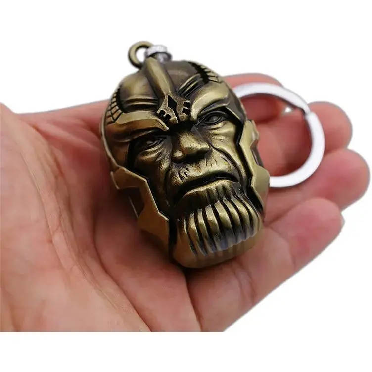 Брелок Infinity 3D Avengers: Infinity War Thanos Танос 3D голова silver.449 - фото 5