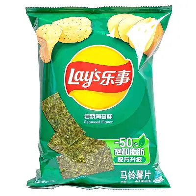 Чіпси Lay’s Seaweed Flavor зі смаком норі 70 г