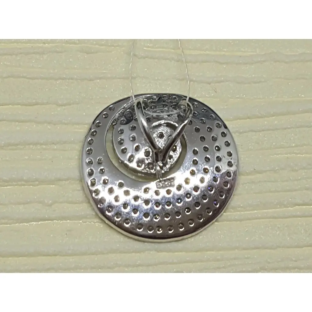 Срібна підвіска Подіум з фіанітами. GP7300 - фото 2