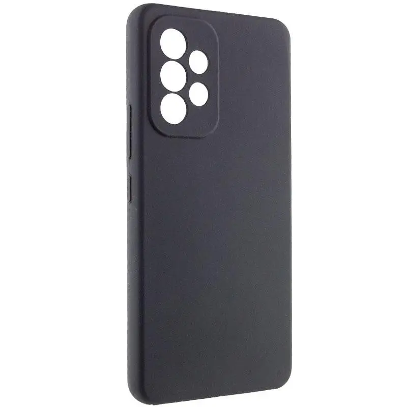 Чехол Silicone Cover Lakshmi Full Camera (AAA) для Samsung Galaxy A32 5G Черный / Black - фото 2