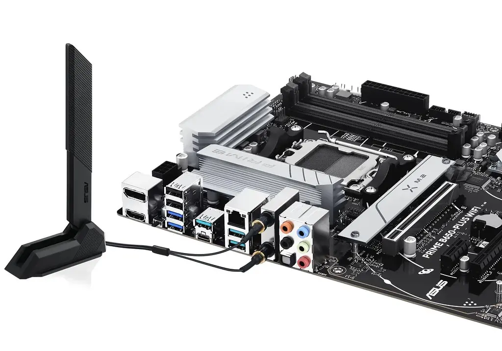Материнська плата ASUS PRIME B650-PLUS WIFI (PRIME B650-PLUS WIFI) (Socket AM5, AMD B650, ATX) - фото 5