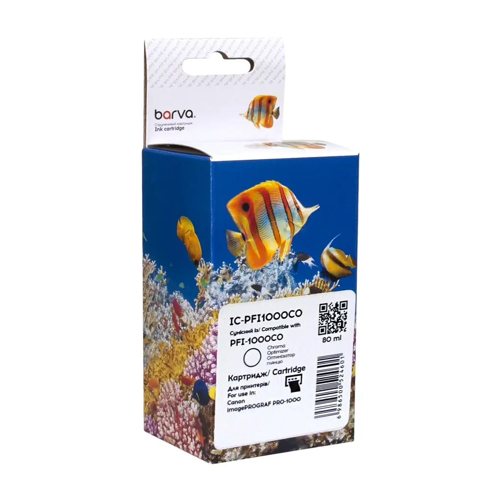 Картридж Barva Canon PFI-1000CO 0556C001 80мл gloss optimizer (IC-PFI1000CO)