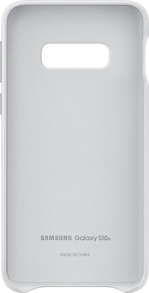 Чохол шкіряний протиударний Official Leather Cover EF-VG970LWEGRU для Samsung Galaxy S10e White - фото 3