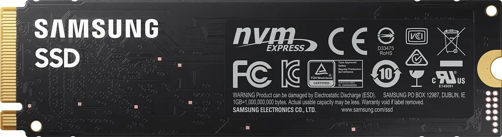 Накопитель SSD Samsung m.2 NVMe 1Tb 980 (MZ-V8V1T0) Б/у - фото 2