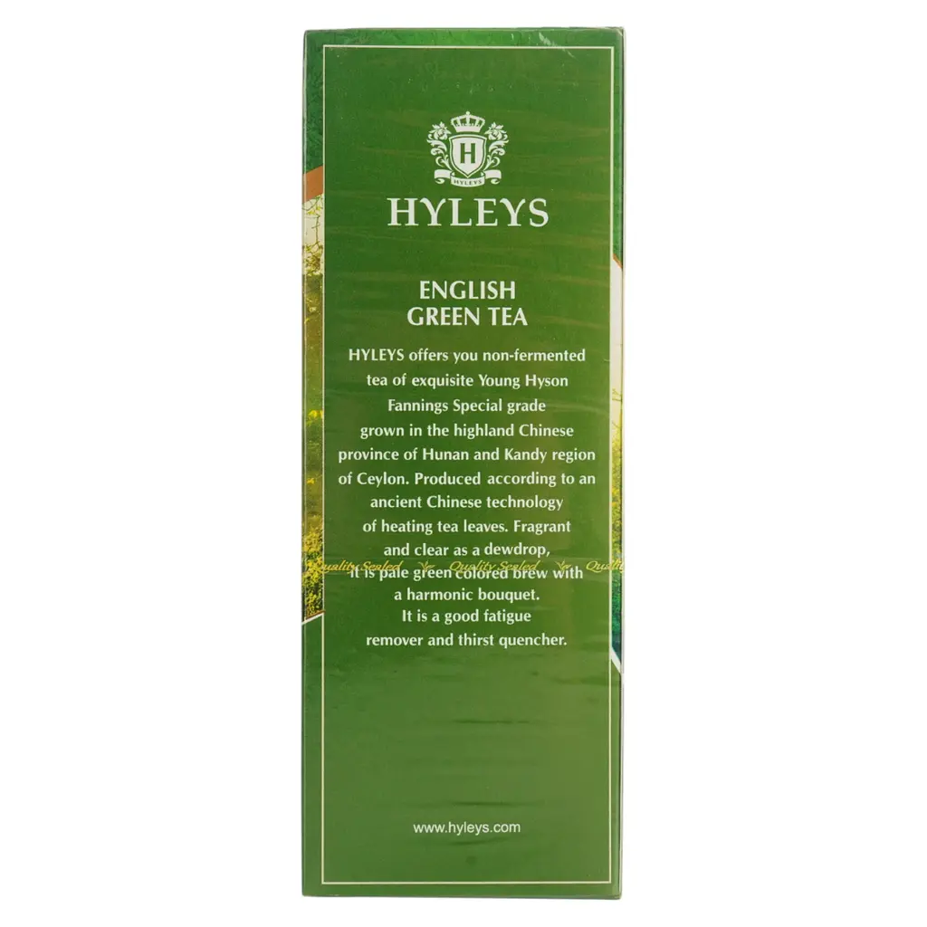 Чай Hyleys English Green 200 г (100 шт. x 2 г) - фото 2