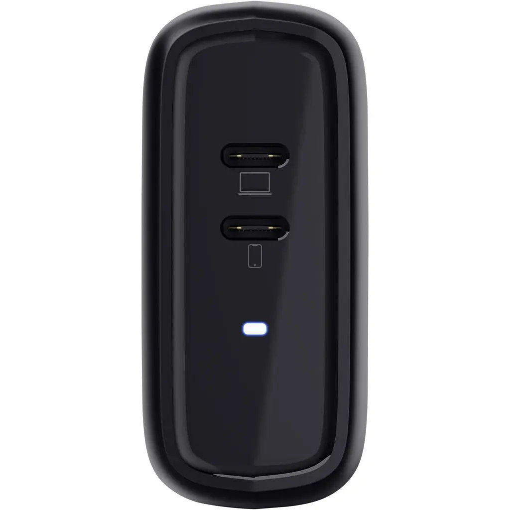 Зарядний пристрій Trust Maxo 65Вт, 2xUSB-C PD, чорний (25380_TRUST) - фото 4