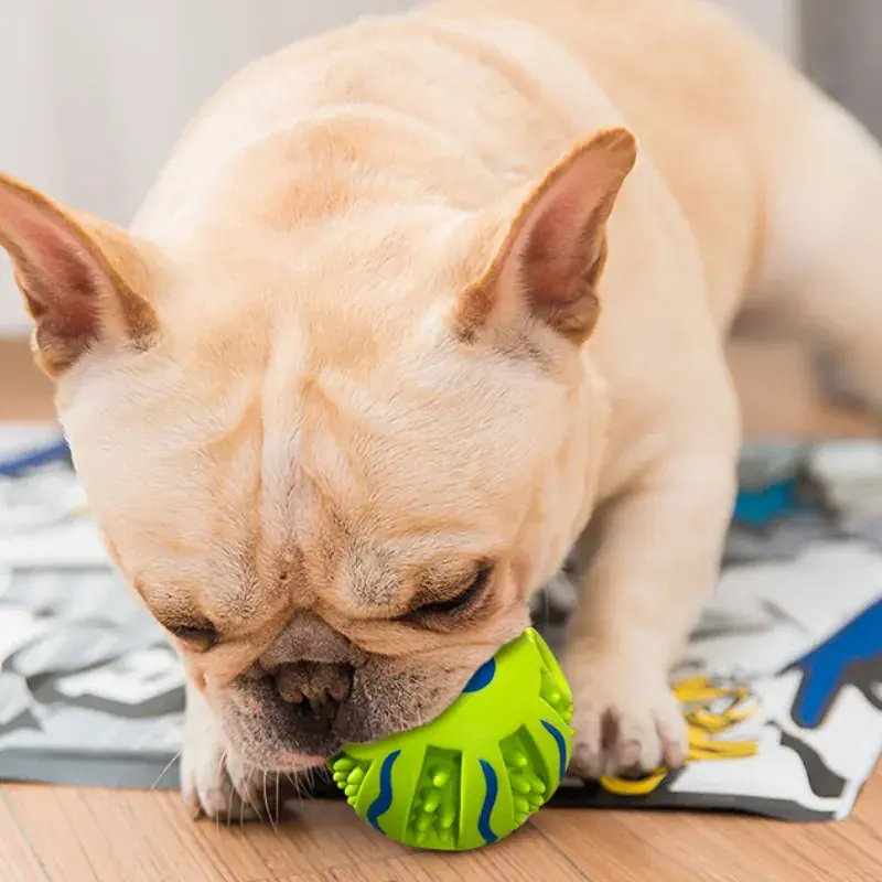 Звуковий м'ячик для собак Giggle Dog Chew Ball - фото 7