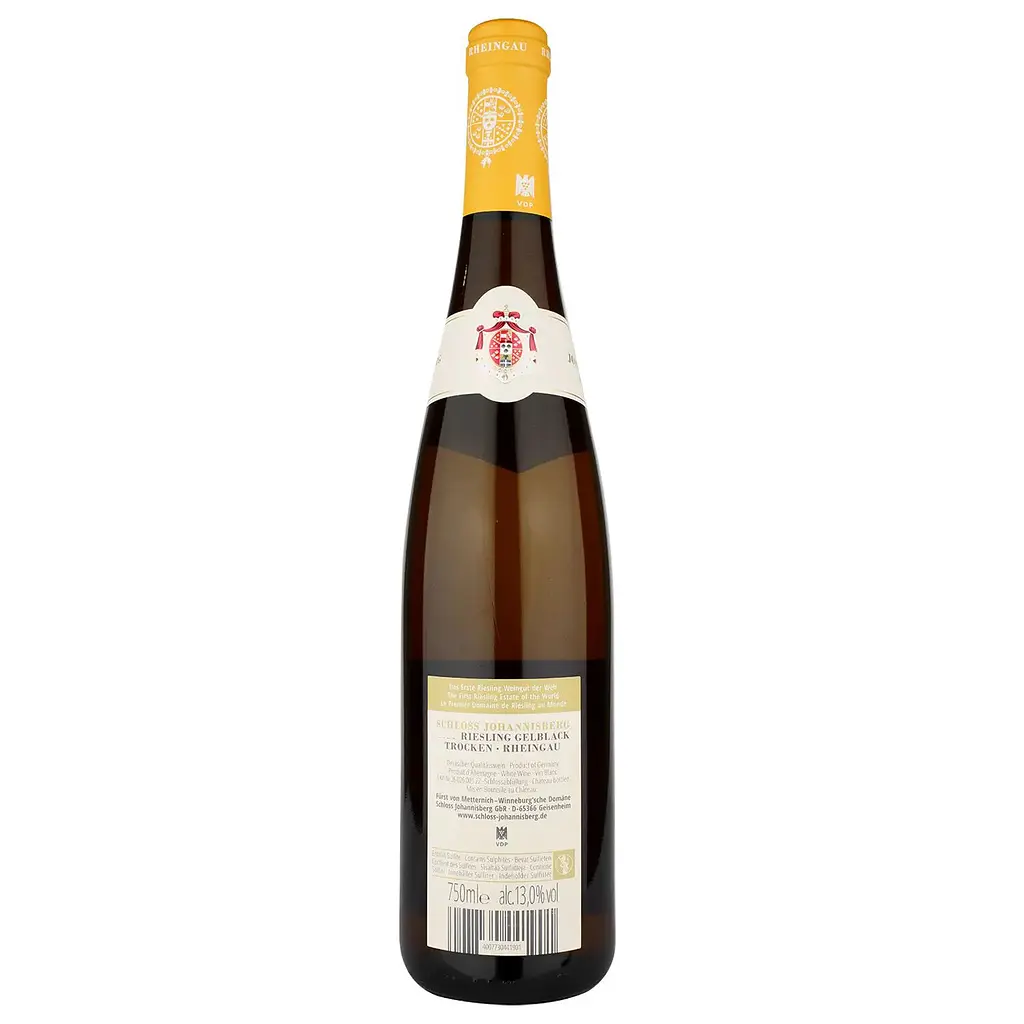 Вино Schloss Johannisberger Riesling Gelblack Trocken, белое, сухое, 0,75 л - фото 2