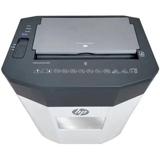 Знищувач документів HP OneShred Auto 80CC, A4, 80g х 8 листів, 4.3x12, 15 л., P-4 - фото 4