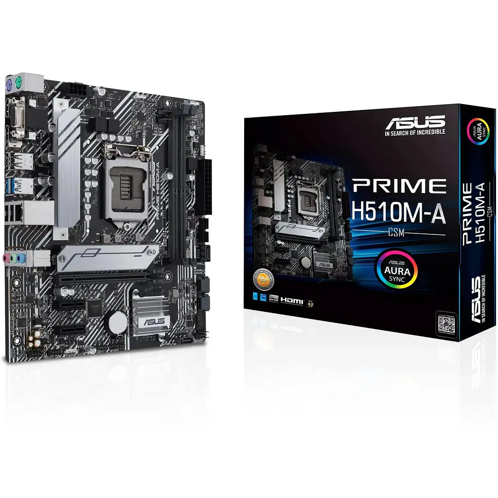 Материнська плата Asus Prime H510M-A s1200 H510 2xDDR4 HDMI-DP-VGA mATX - фото 6
