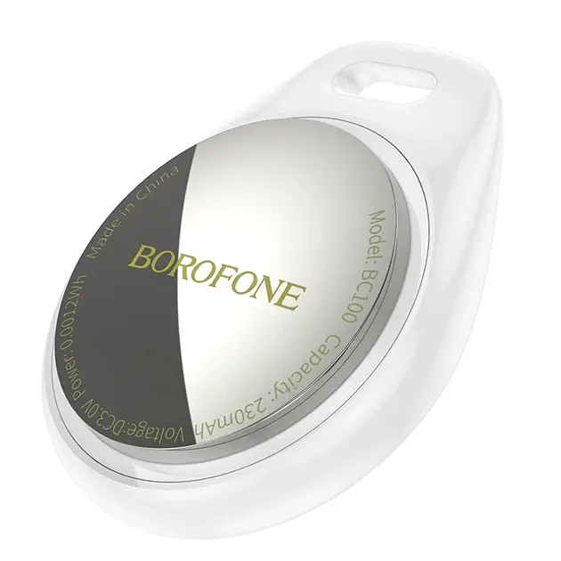 Пошуковий GPS-трекер Borofone Бездротовий маякБілий Anti-Lost device Білий (6941991109867) (BC100) - фото 3