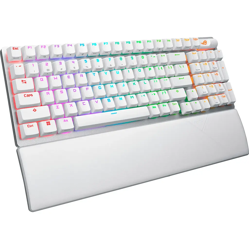 Клавіатура Asus ROG Strix Scope II 96 RGB NX Wireless White [90MP037A-BKUA30] [126944] - фото 4