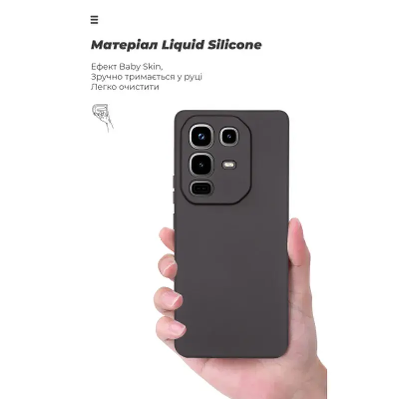 Чохол до мобільного телефона Armorstandart ICON Infinix Note 50 Pro 4G Camera cover Black (ARM84731) - фото 7