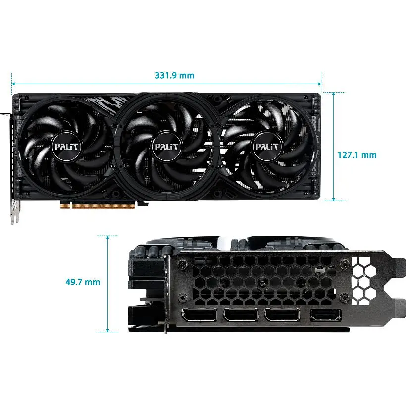 Відеокарта Palit GeForce RTX 5070 Ti GamingPro-S (NE7507T019T2-GB2031U) UA [138807] - фото 10