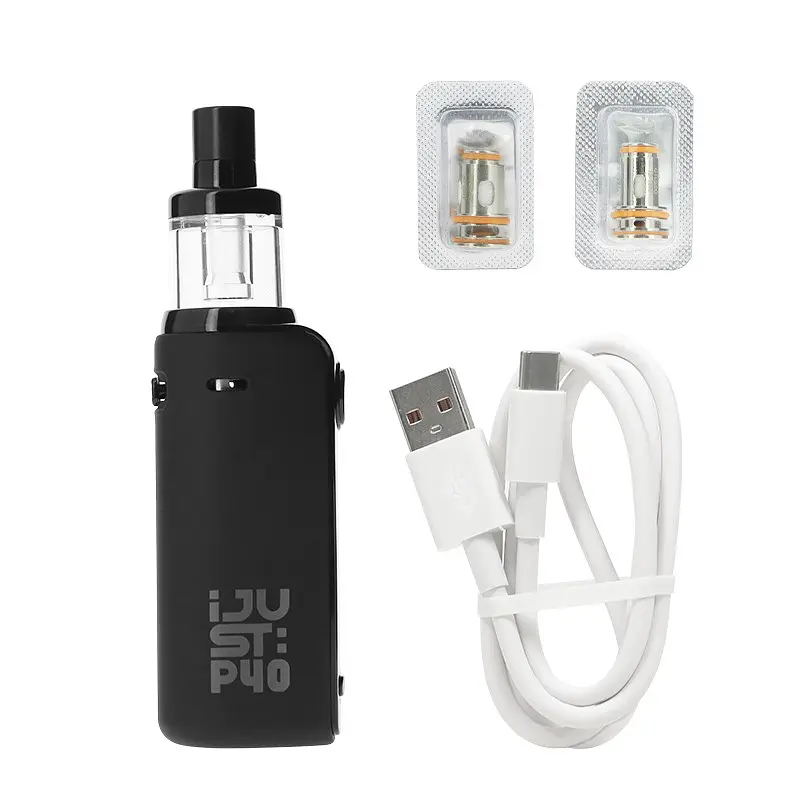 Под-система електронна сигарета Eleaf iJust P40 Pod System 1500 mAh 3 ml Black (15098) - фото 10