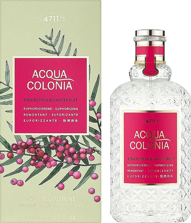 Одеколон Maurer & Wirtz 4711 Acqua Colonia Pink Pepper & Grapefruit 50 мл - фото 2