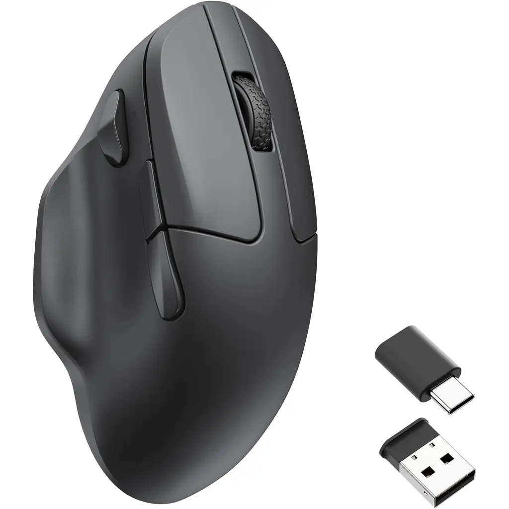 Мишка Keychron M7 Wireless/Bluetooth/USB Black (M7-A1) - фото 7
