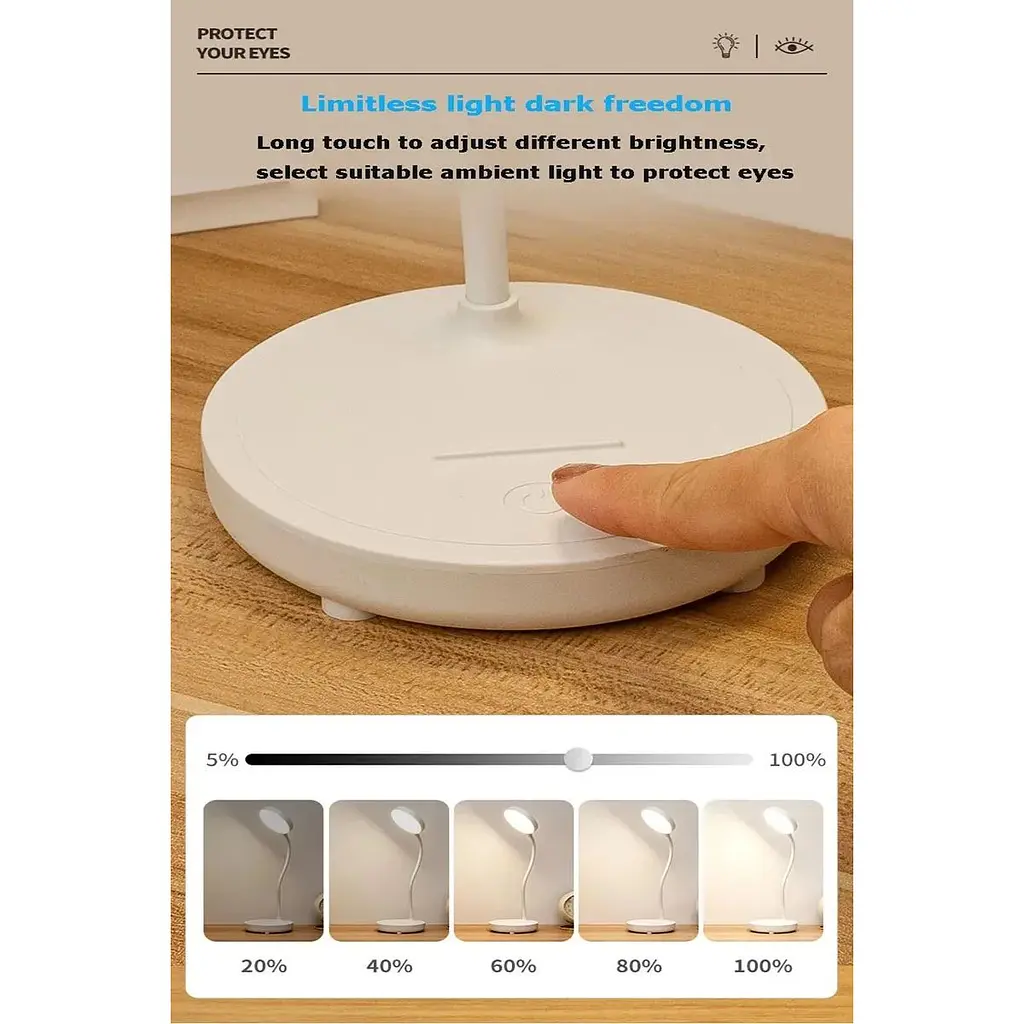 Настільна лампа XPRO QP-2208Y з регульованою яскравістю (43046-qp-2208Y_176) - фото 6